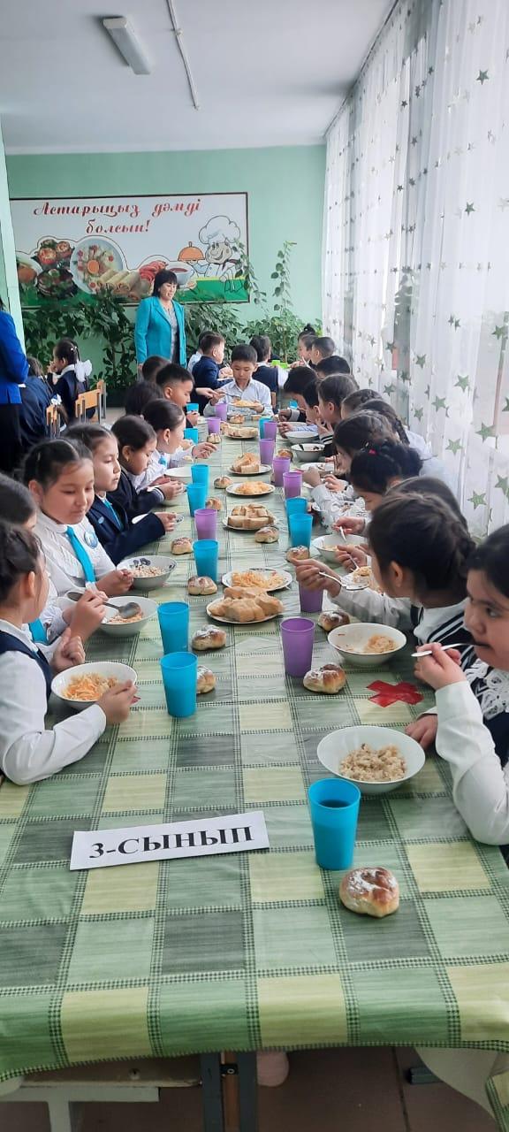 Тамақтану сәтінен